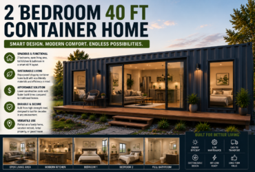2 bedroom 40 ft container home 1