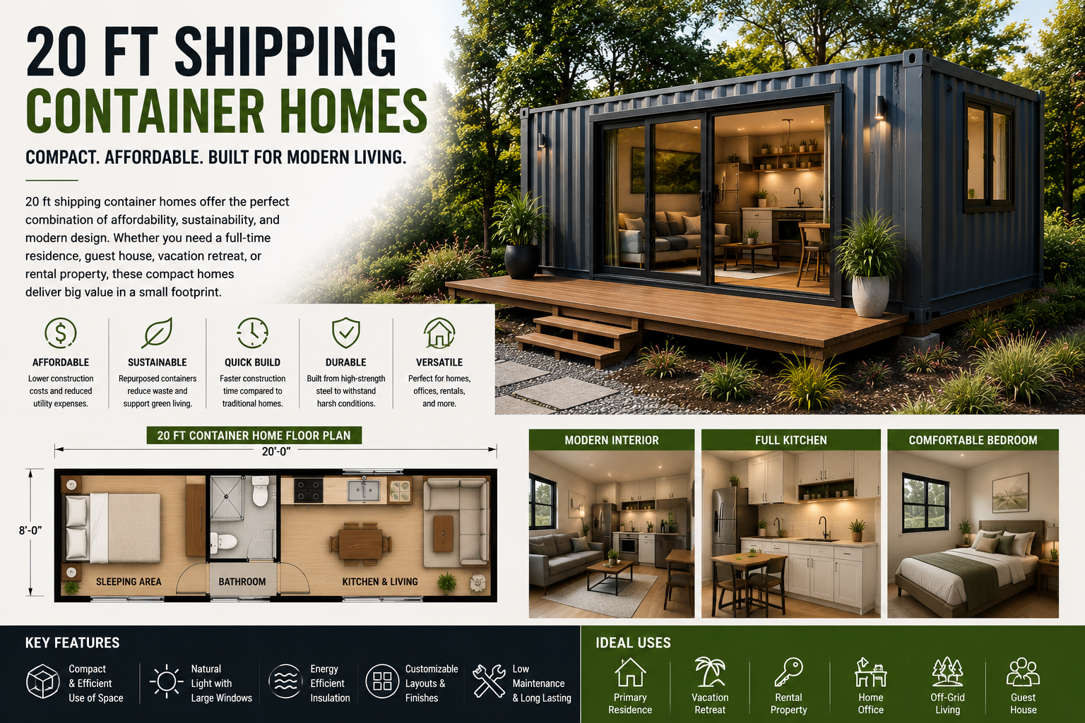 20 ft shipping container homes 1