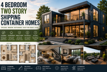4 bedroom two story shipping container homes 1