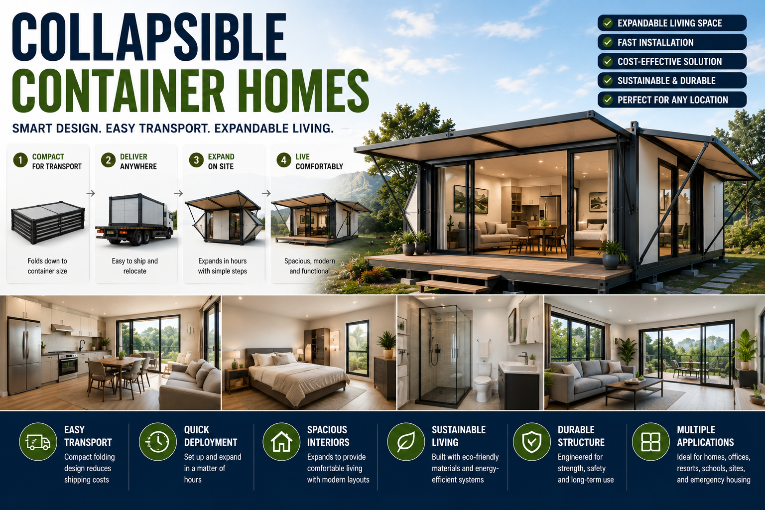 collapsible container homes