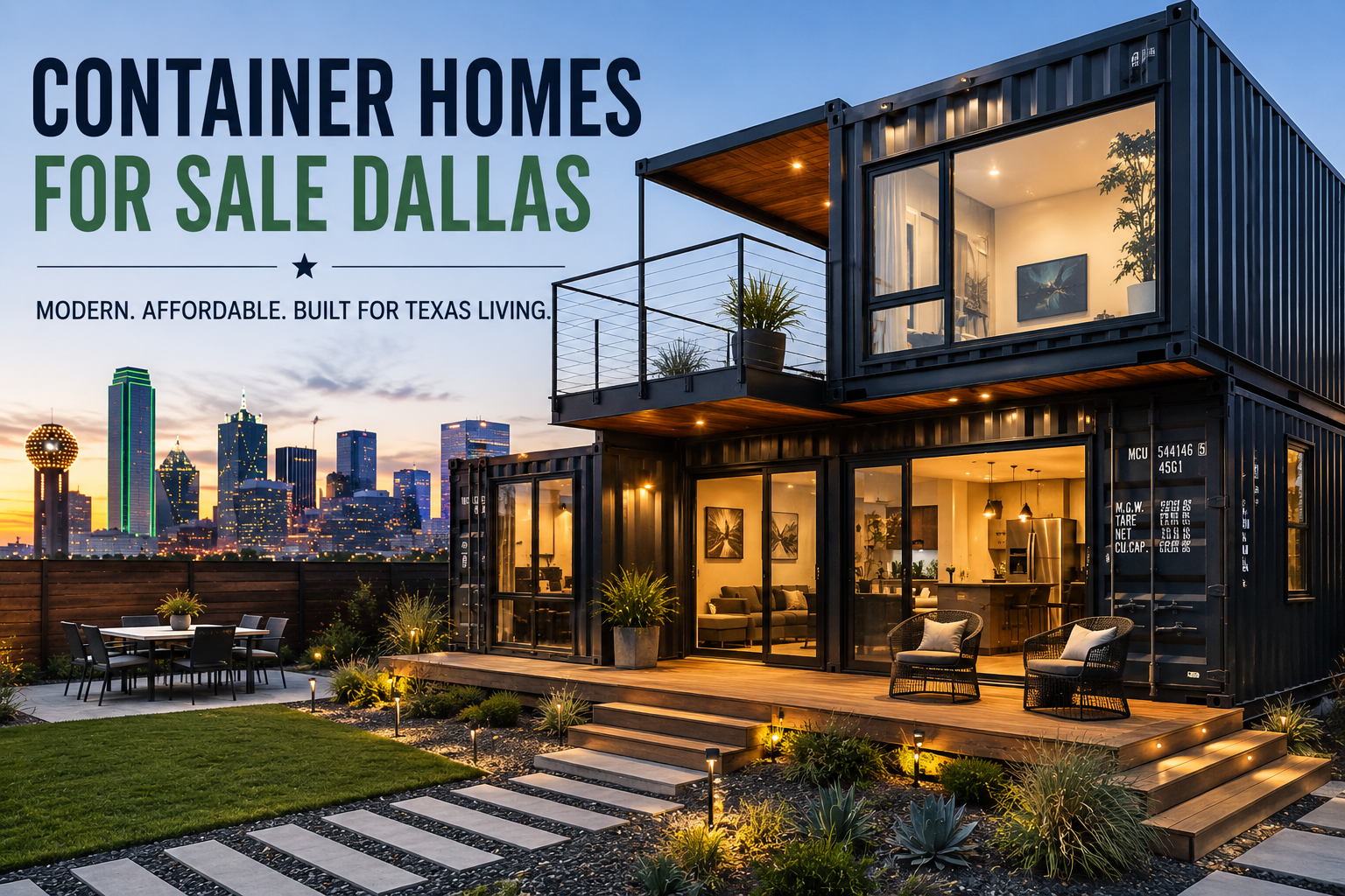 container homes for sale dallas​