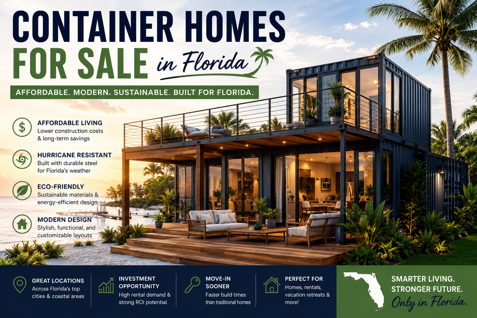 container homes for sale in florida