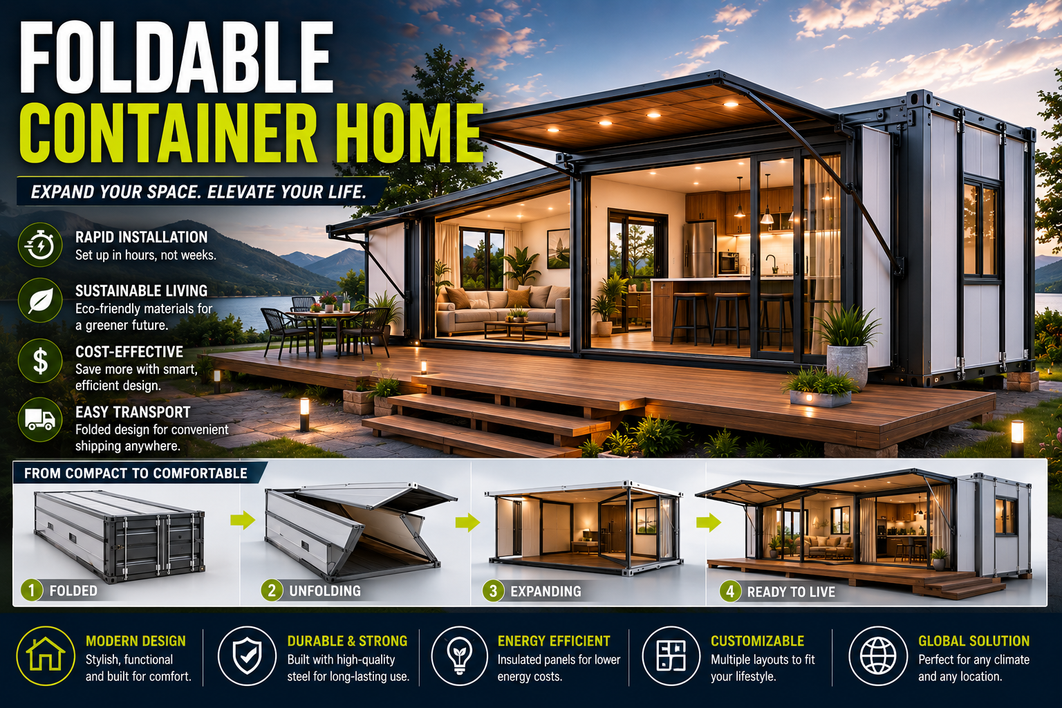 foldable container home