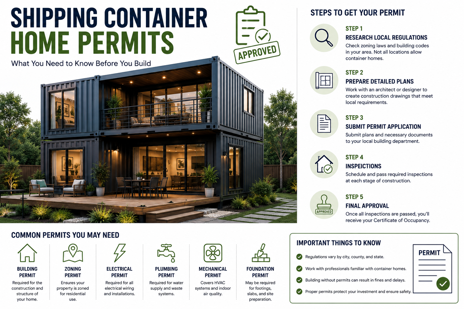 Shipping Container Home Permits: Complete Guide to Approval & Regulations